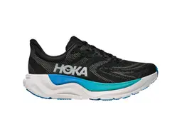 HOKA Arahi 8 in Black/Skyward Blue